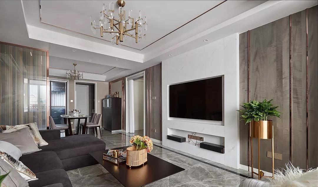 |实拍140平复式大宅，一进门就被客厅迷住，全屋轻奢高级，太美了