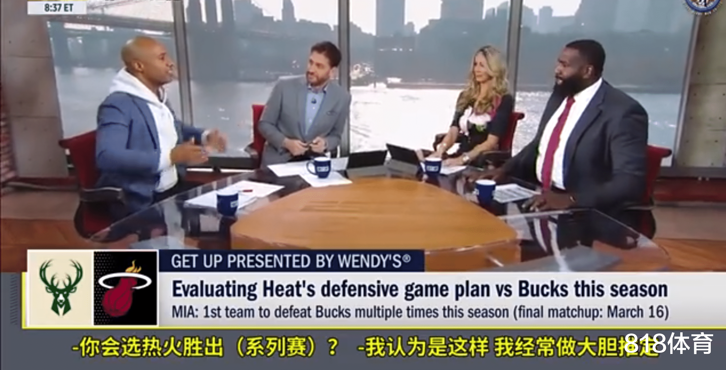 中小学|神预言! 帕金斯3月断言热火淘汰雄鹿: 我在字母哥眼中看到了恐惧