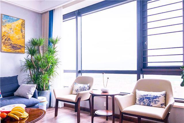 ▲就贪这个大露台，坚持买了顶楼，朋友一来都往露台跑！