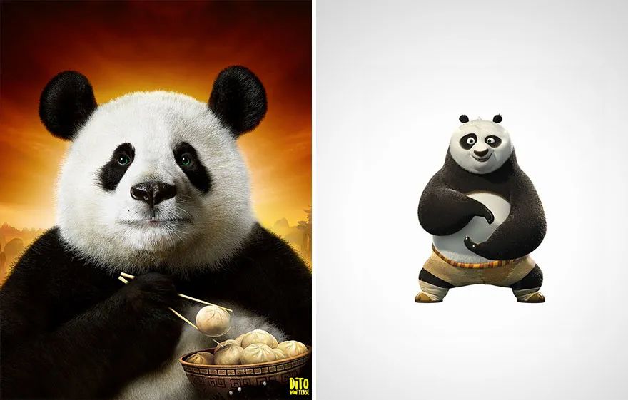 卡通|3D艺术家将卡通角色，变成真实世界的模样，小猪佩奇最丑