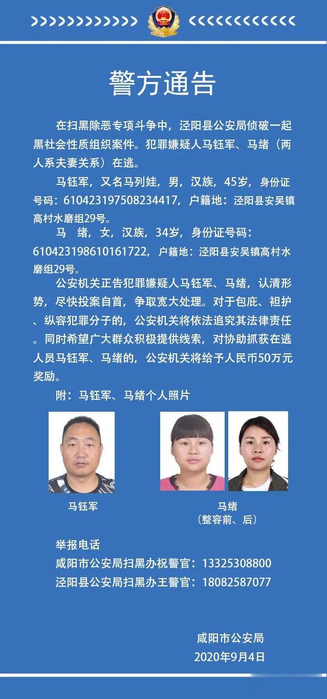 今晚报|50万元悬赏！这对涉黑夫妇被通缉，附女方整容前后照