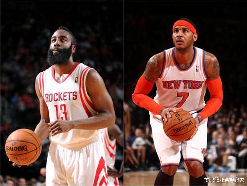 詹姆斯·哈登|火箭1换5可重建？美媒称哈登可换23+3+3新星，列3下家可联手库里