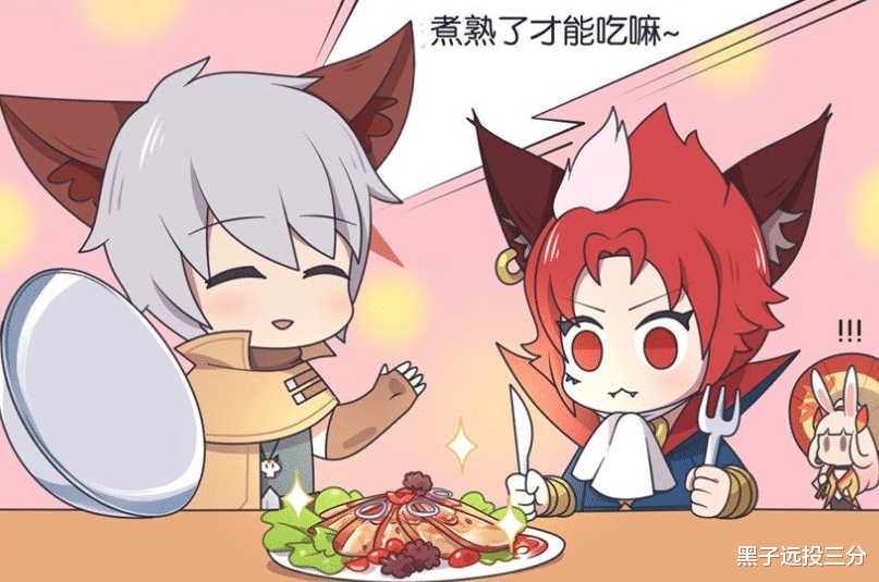 百里守约|王者荣耀漫画：玄策你怎么可以吃兔兔呢？还是让守约煮熟了再吃吧