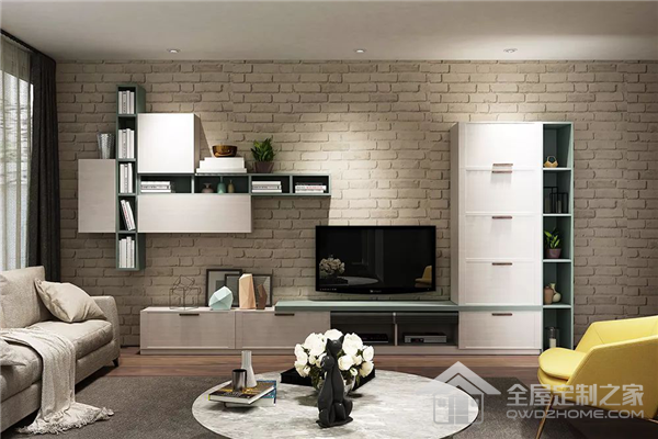 ▲全屋定制柜子，合理收纳空间