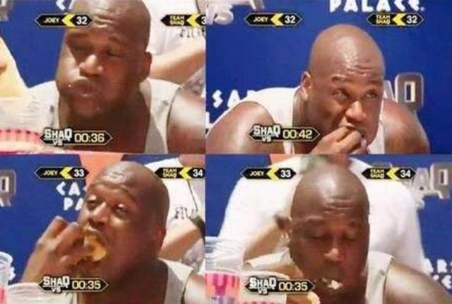 「字母哥」NBA球员胃口有多大？奥尼尔五分钟吃36个热狗，字母哥爱上泡面