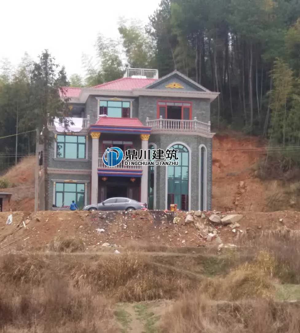 |主体40万，三层农村别墅，复式客厅+旋转楼梯设计，彰显品位