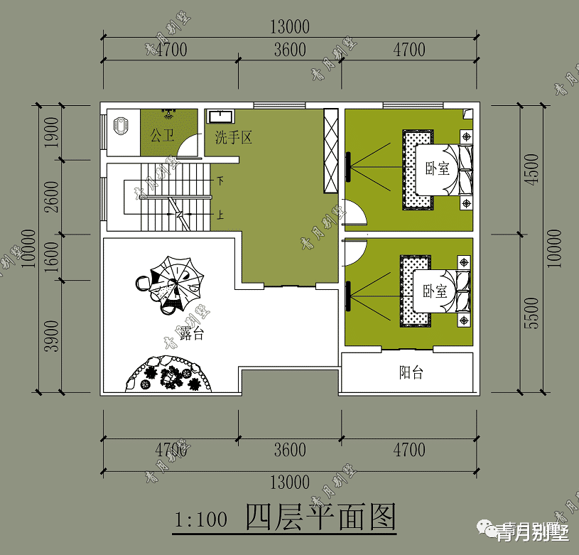 【】13×10米三层半新中式小别墅，典雅耐看，永不过时