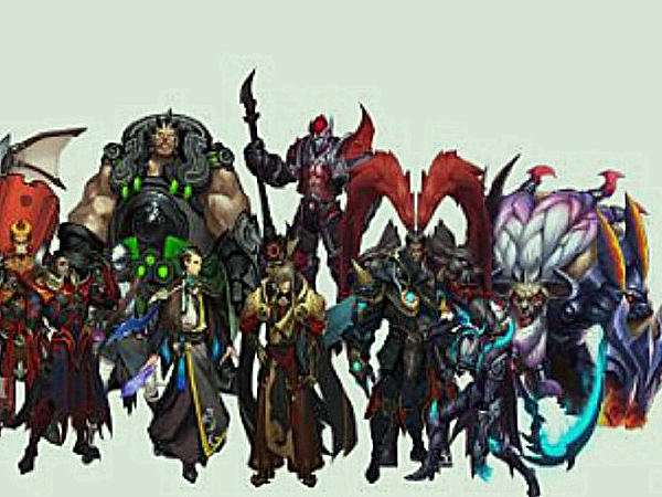 安禄山|4年前的王者英雄合照，当时安禄山还在，元歌早期形象太“搞笑”