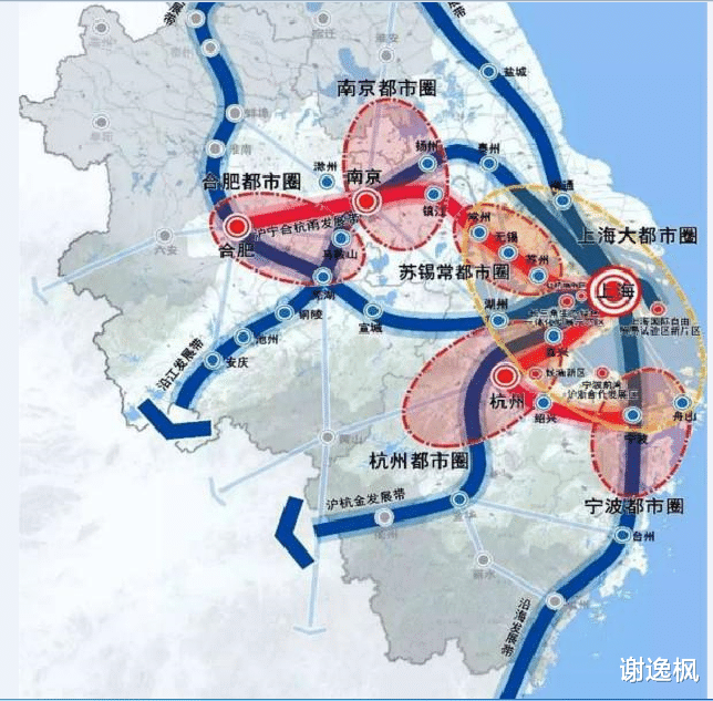 谢逸枫：上海大都市圈横空出世！九城成最大赢家！