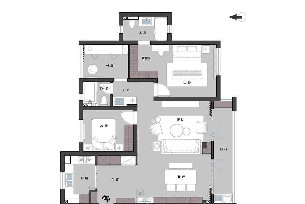 |看了她家121㎡新房,真心忍不住拿来炫耀,以简胜繁这才是真高级