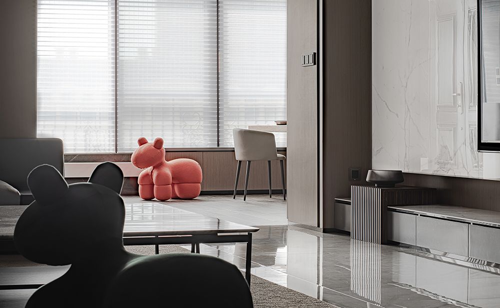 240㎡简约大平层，灰奢有度！