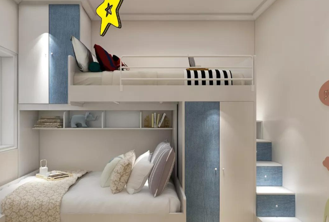 榻榻米|这十几款精选儿童房设计拿去,绝对好看又实用