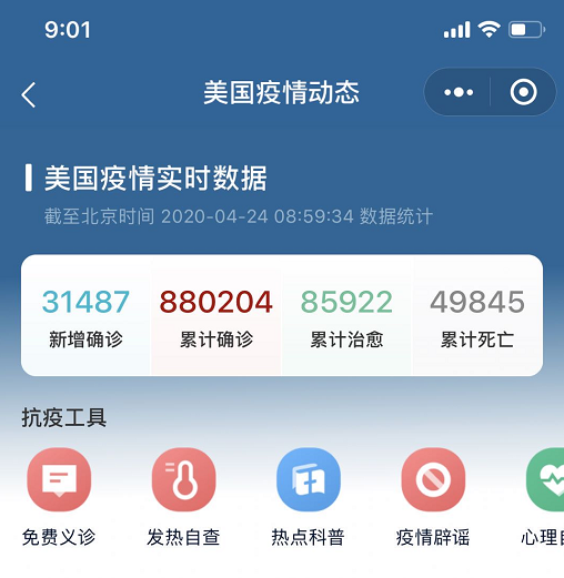 美国@美国突破88万！美不顾疫情却发动“空袭”，打响了海外第一枪