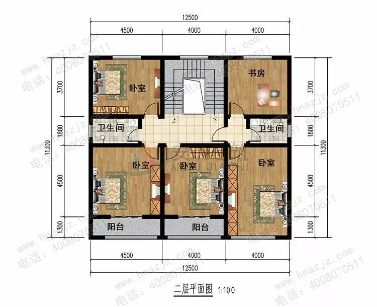 『』两套占地130平左右农村自建房，造价30来万，农村施工队看了就会！