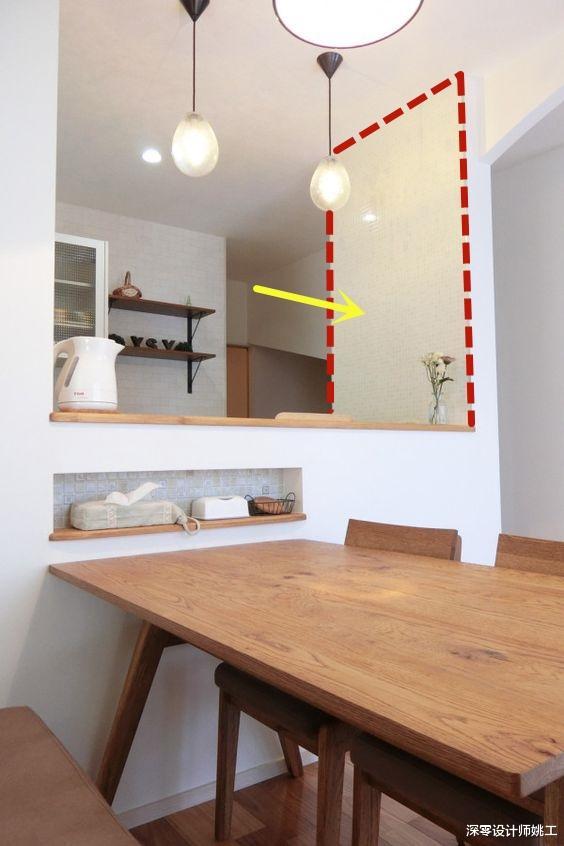 老年小妙招|厨房一端砌到顶，又折腾出2㎡收纳，内嵌设计，路过拿取甚是方便