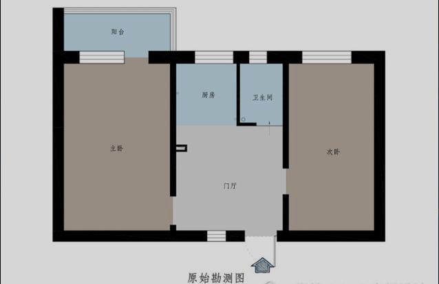 「」60㎡小家,改造后住下一家四口,很温馨!