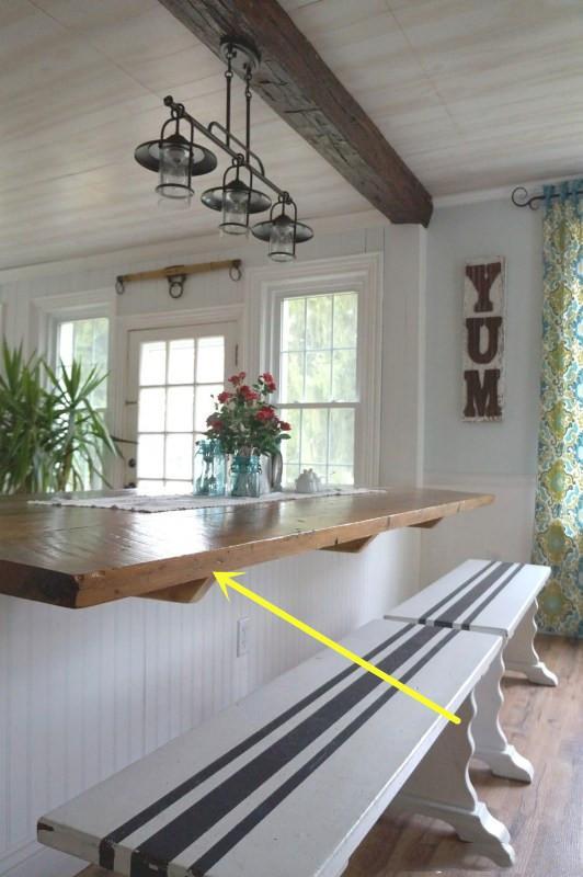 |不要餐厅了?砸掉厨房半堵墙,超大吧台做餐桌,这样改超赞!