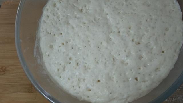 『面包』1斤面9两水，教你做懒人发面饼，筷子一搅，手不沾面，比面包松软