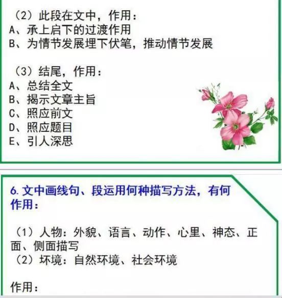中小学@语文老师透露:全班56人47人阅读理解满分,只因背熟了这套答题公式