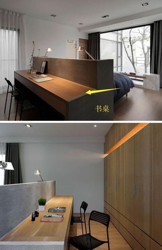 |床靠墙的做法已经过时了，我家直接后移70cm，做成这样超级好用！