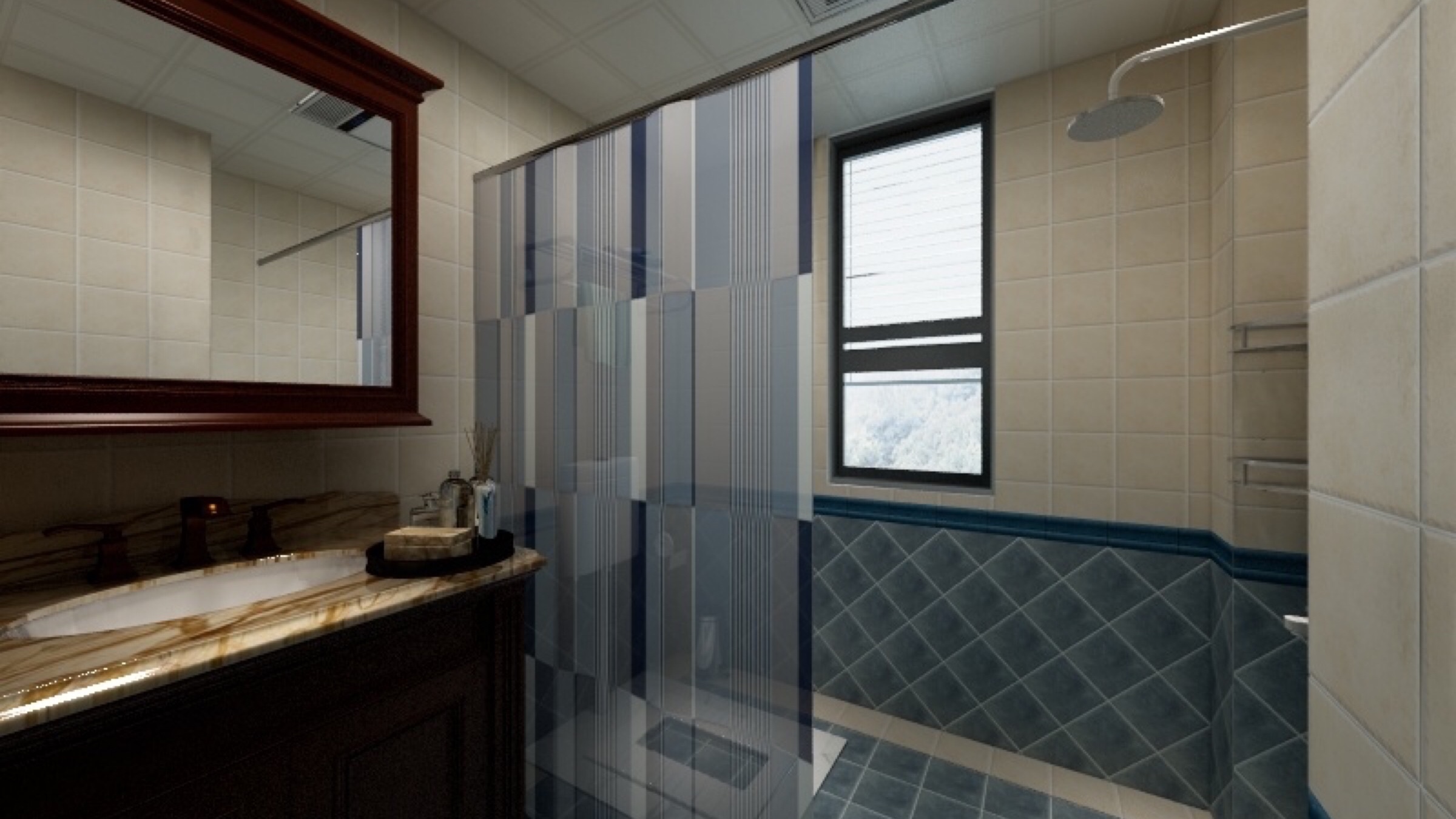 |15万装修拿下美式轻奢160平的装修效果图，这样的效果喜欢吗