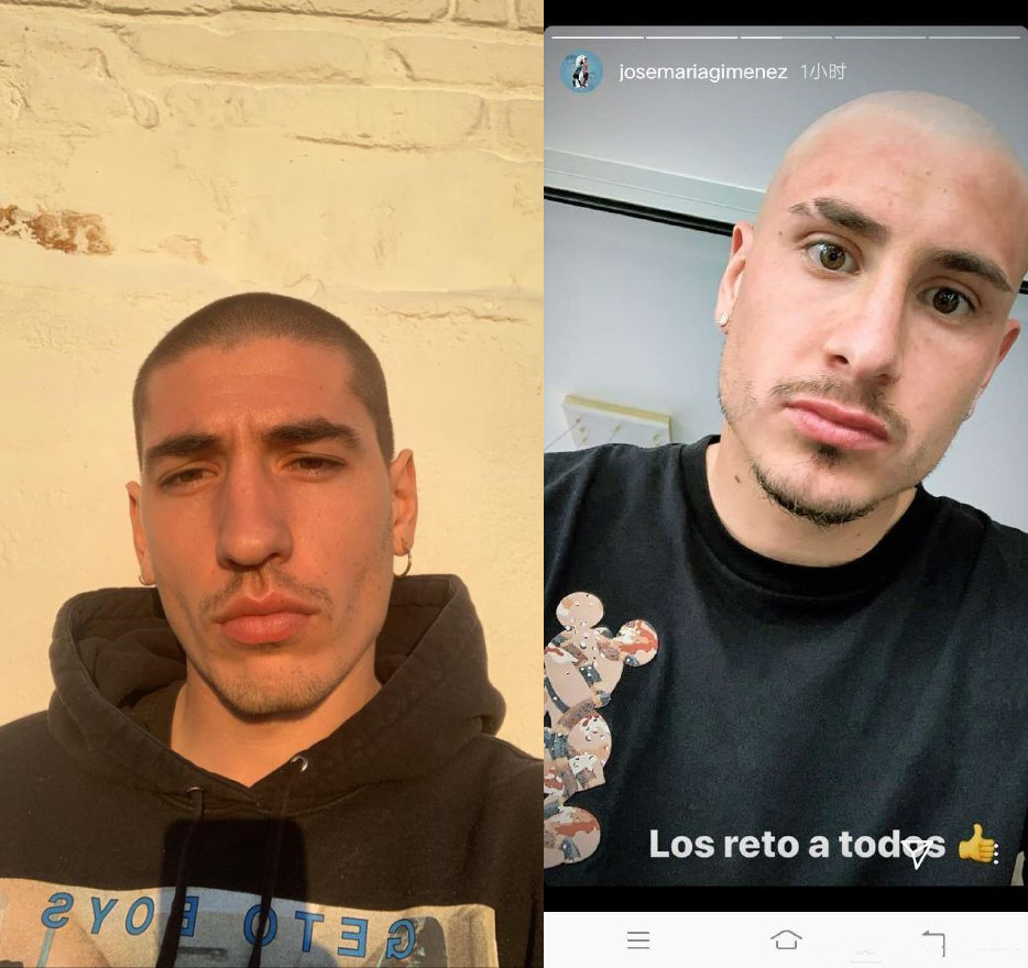 阿扎尔▲足坛掀削发热潮!皇马名宿从帅大叔变光头佬,阿扎尔博格巴加入挑战