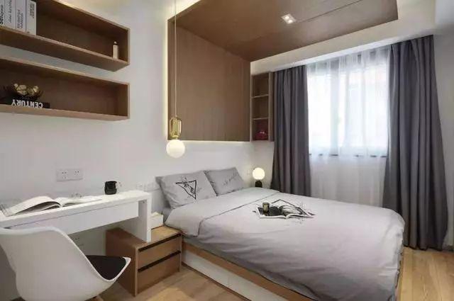 「」现在卧室床头流行这样装，多出5平米收纳空间，更美观实用