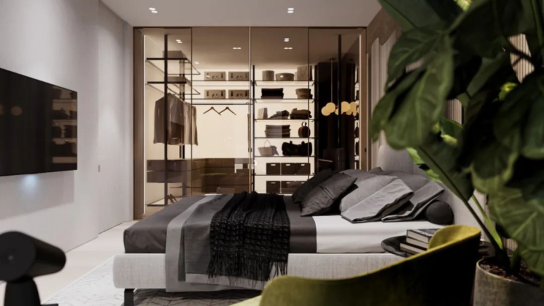 |高级灰+轻奢，120㎡现代私宅