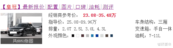 丰田皇冠|号称开20年不大修，当年售价60万买不起，如今低至23万，要啥帕萨特