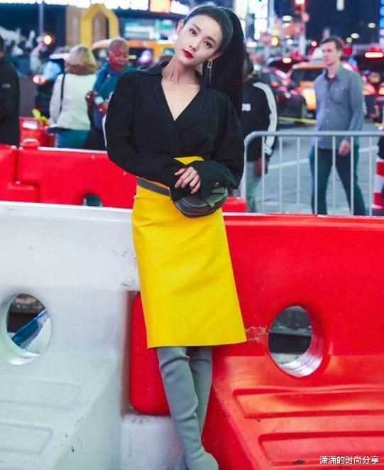 李一桐：李一桐是带不火的女星？明艳黄色搭配“水泥靴”，魅力没话说