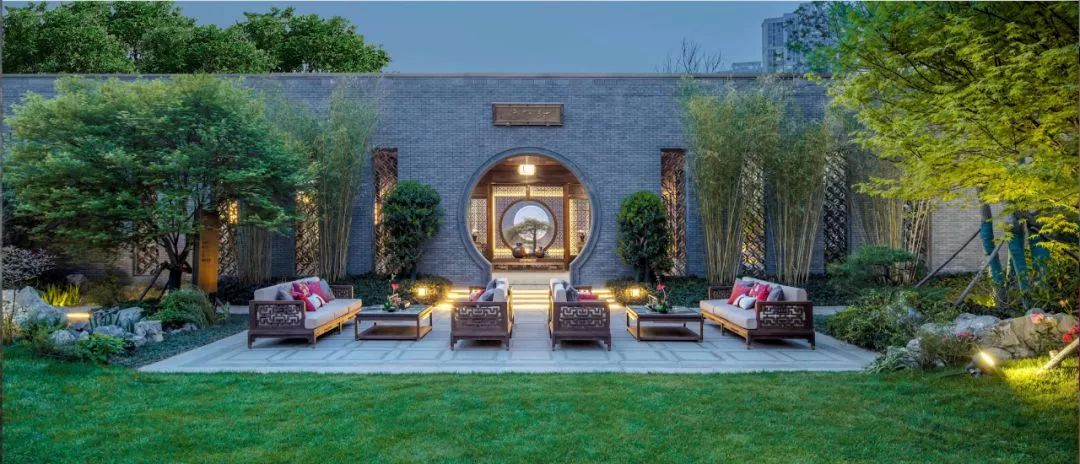 超有质感的中式庭院