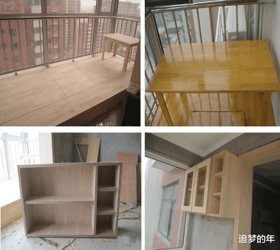 ▲只是在阳台上打了个柜子, 瞬间多出了一房, 没想到这么多人模仿