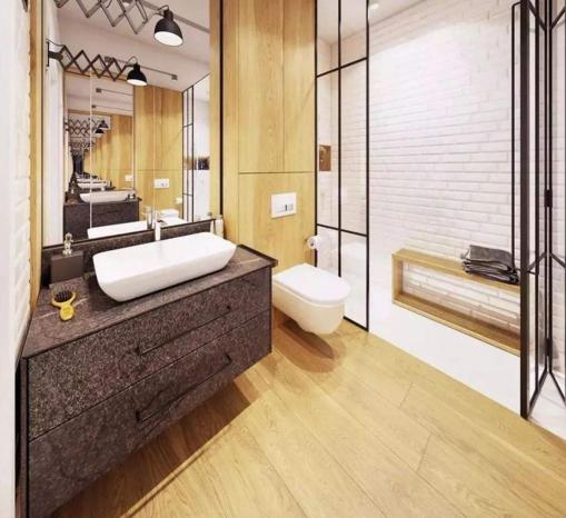 ?装修中遇到没有窗户的卫生间，如何解决采光？装修这样做就行！