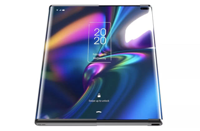 不为其他大厂的折叠屏设计束缚，TCL的柔性屏方案更显得独出心裁