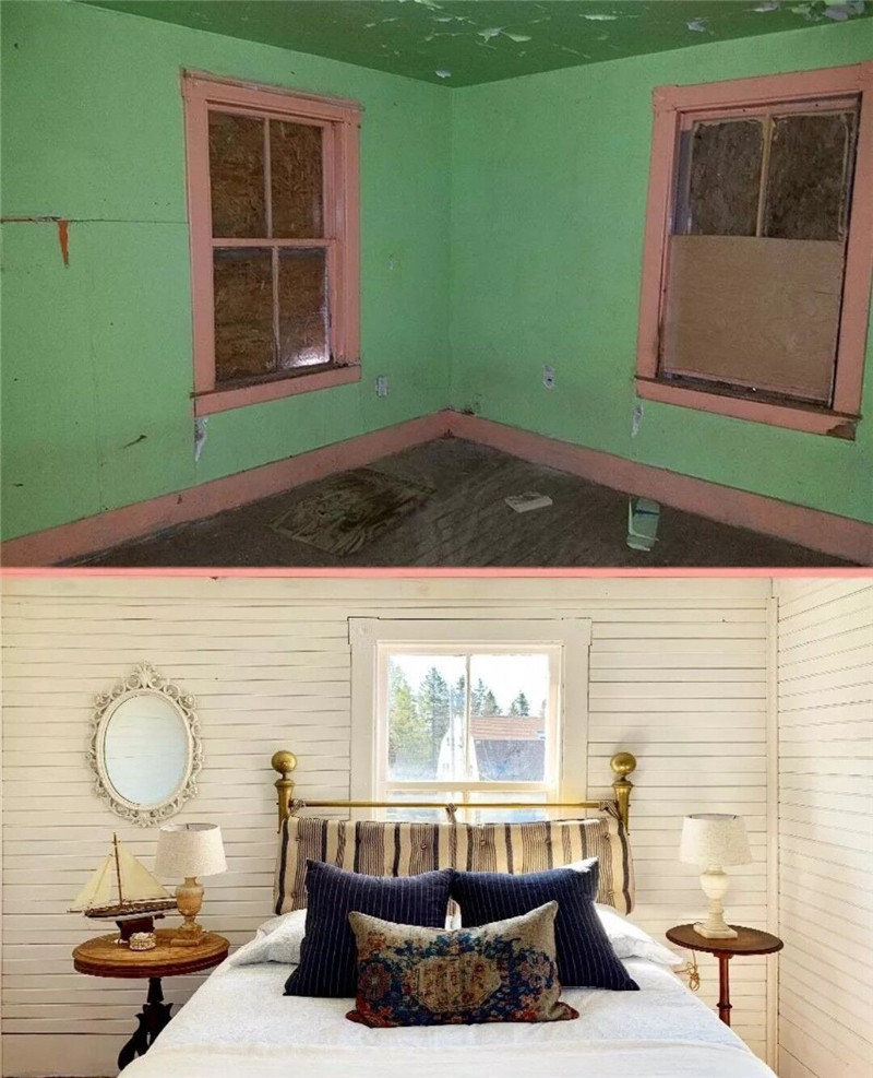 夫妻俩买郊区荒宅,竟用二手货爆改度假屋,朋友来了都不想走!