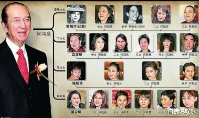 何鸿燊|赌王何鸿燊大儿子和小儿子相差49岁，六个儿子里最像赌王的只有何猷光