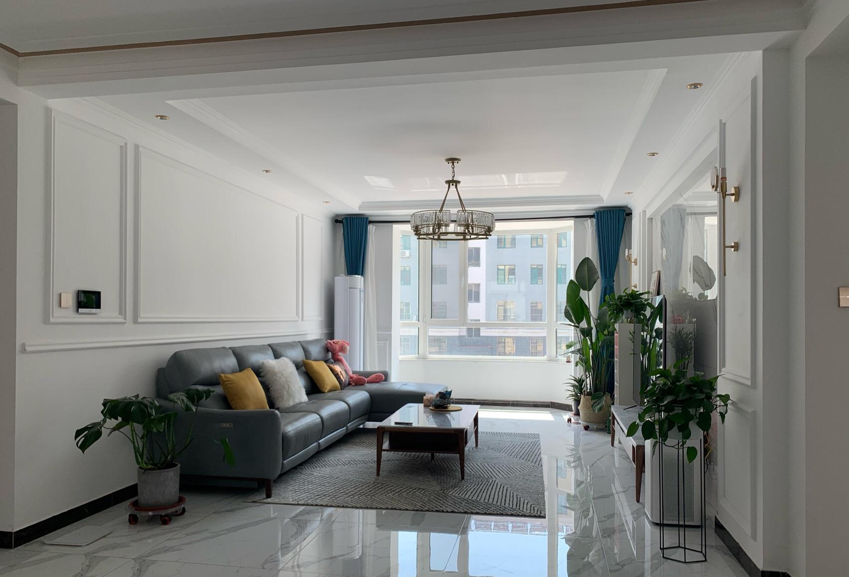 ▲人生第一套140平新房，没请设计师，效果很漂亮，女儿特别开心！