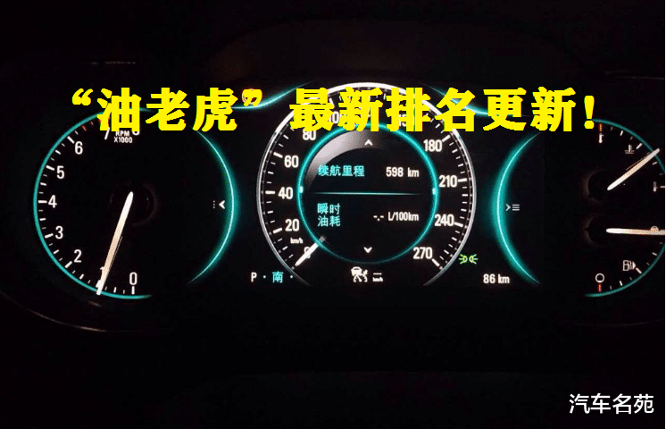 国产车：“油老虎”最新排名更新！国产车几乎包揽榜单，有没有你的车呢？