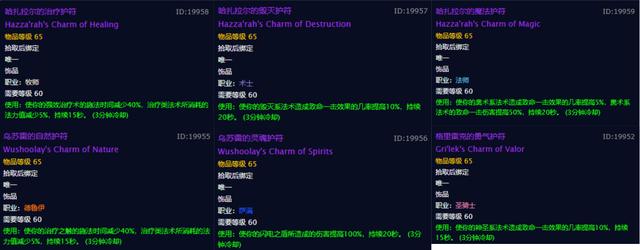 医生|贼猎最强力，《魔兽世界》祖格副本职业专属饰品评测