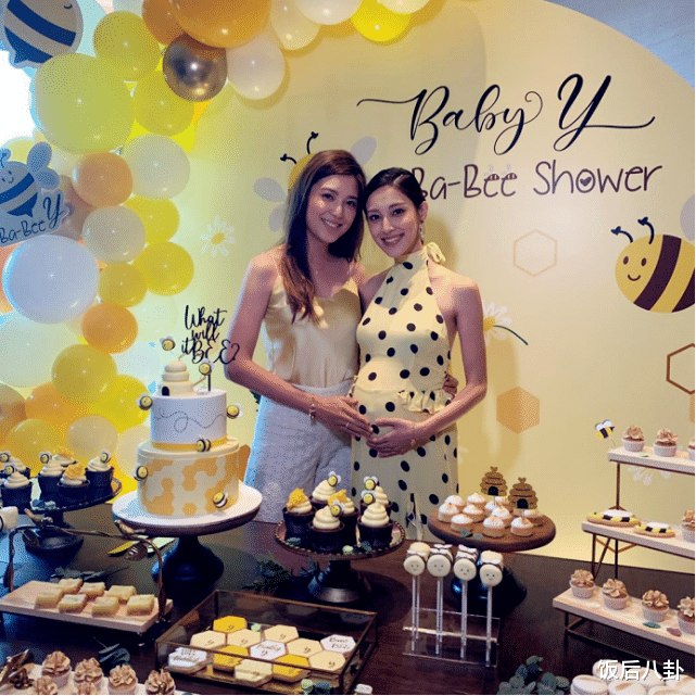 陈凯琳|二胎又是男孩？陈凯琳挺孕肚办派对，手臂依然纤细看着超瘦