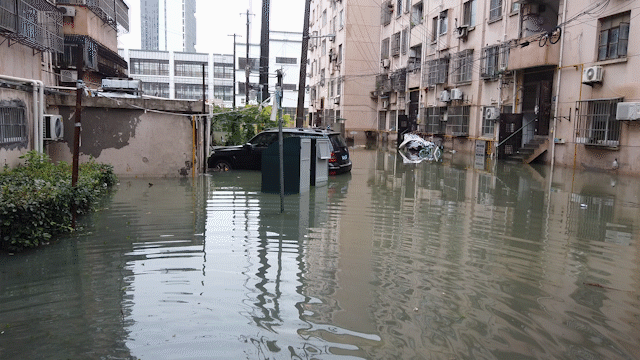 监利@暴雨淹锡城！莫慌，“蓝朋友”为你“乘风破浪”！