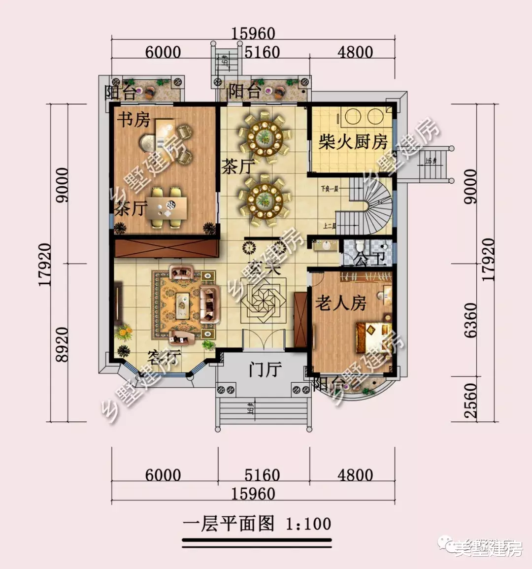 |15×17米三层自建别墅，极具奢华美观，尽显富贵之态！
