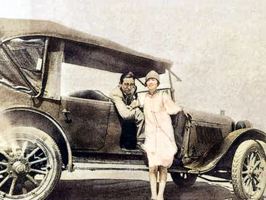 林徽因|罕见梁思成和林徽因合影,气质优雅郎才女貌,两人带病设计国徽