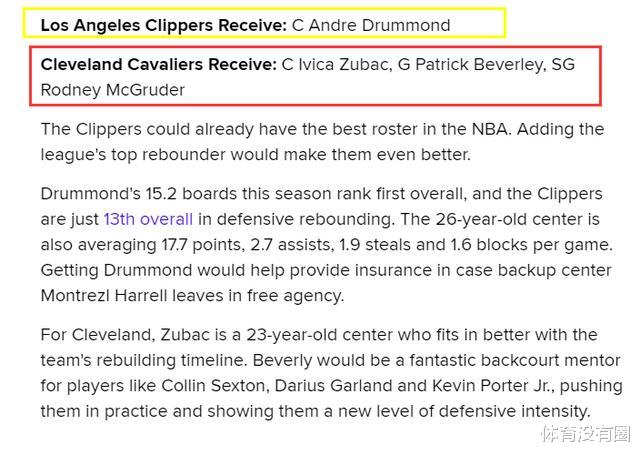 快船队：恭喜伦纳德乔治！快船又一笔签约达成，3换1可再引进2900万巨头