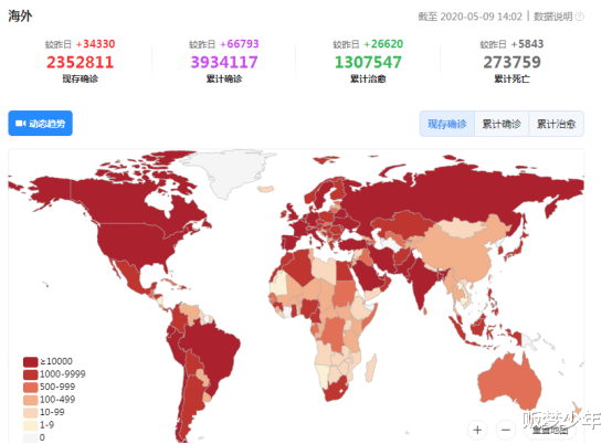 #美国#截至5月9日17时，美国确诊超过130万，中国再迎抗疫好消息！