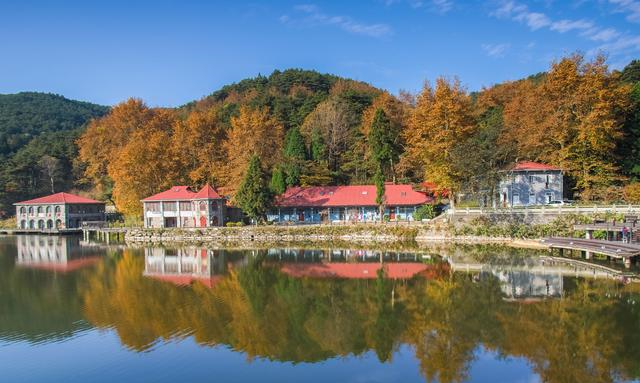 「庐山」这座山是中华十大名山之一，山上就有一座小镇，上万人生活其中