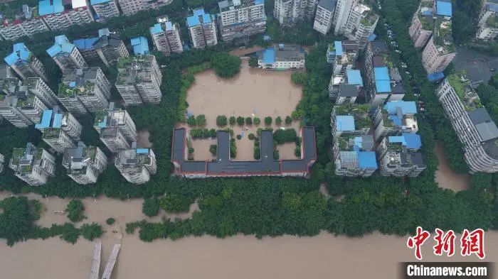 「綦江」视频+多图 | 重庆首次洪水红色预警！綦江暴发1940年以来最大洪水