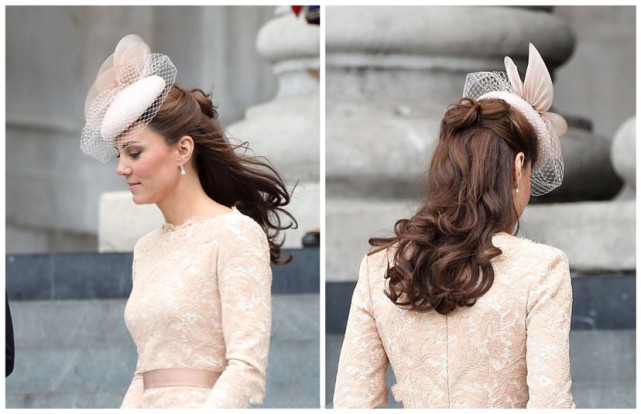 发型|凯特王妃和婆婆戴帽子造型PK，着装输了，发型却大获全胜