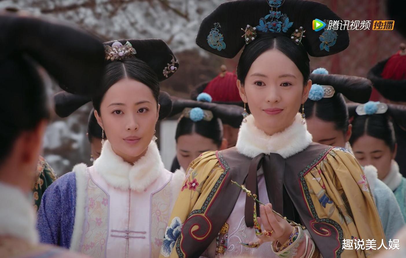 如懿传|甄嬛传中难得三位嫔妃旗头全副点翠，如懿传里的点翠却人人都有份