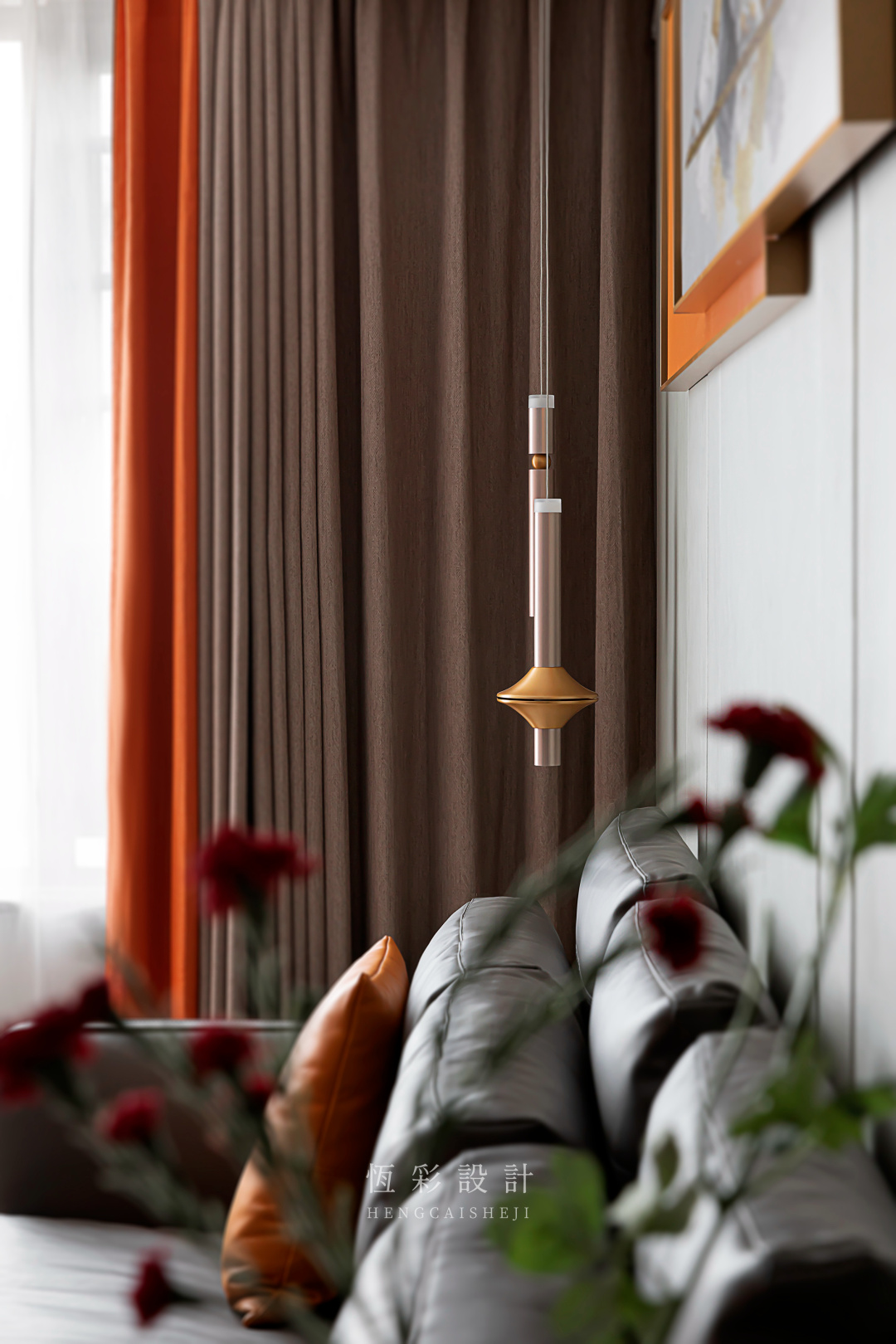 |新作首发 | 140㎡现代轻奢精致主义——致敬爱马仕橙